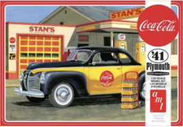 AMT Coca Cola 1941 Plymouth Coupe Plastic Model Kit, 1/25 Scale, Dolly N... - £29.47 GBP