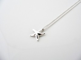 Tiffany &amp; Co Silver Starfish Necklace Pendant Charm Peretti Sea Lover Gift Art - £277.53 GBP