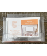 Squared Away Bin Clip Label Holders Silver-New-SHIPS N 24 HOURS - $374.45 CAD