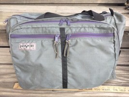 Vintage JANSPORT Large Canvas 20&quot; Travel Bag / Backpack / Crossbody - £31.42 GBP