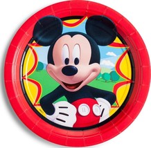 Disney Mickey Mouse Dessert Cake Plates Birthday Party Tableware 16 Per ... - $6.95