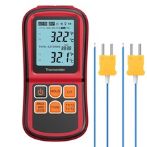 Digital Thermometer, Kamtop Dual Channel Thermometer with Two K Type The... - $43.99