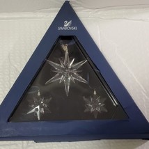 SWAROVSKI 2005 Snowflake set of 3 #842602 original box - £73.07 GBP