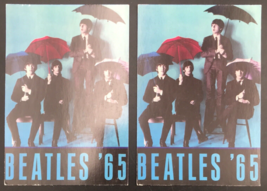 Lot of Two (2) Beatles &#39;65 Album Blue Postcards 1997 Apple Corps 268-001 - £6.14 GBP