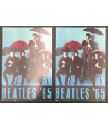 Lot of Two (2) Beatles &#39;65 Album Blue Postcards 1997 Apple Corps 268-001 - £6.04 GBP