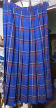 Pendleton Skirt Womens size 8 Pure Virgin Wool Authentic Malcolm Tartan Plaid - £18.54 GBP