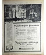 1919 PARAMOUNT and ARTCRAFT Motion Pictures-Lasky Corp-Antique Print Ad-... - $13.77