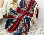 Catalonia Union Jack Blanket, Uk Flag Sherpa Fleece Blanket |, 50X70 Inches - $31.98