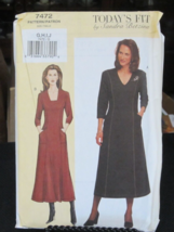 Vogue Today&#39;s Fit Sandra Betzina 7472 Misses Dress Pattern - Bust Size 4... - $16.82