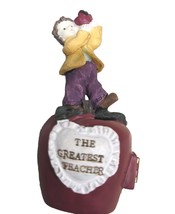 VTG Ks Collection The Greatest Teacher Heart Figurine Apple Collectible ... - £11.62 GBP