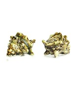 Majolica pottery salt and pepper shakers vintage Japanese green sea shells - €14,51 EUR
