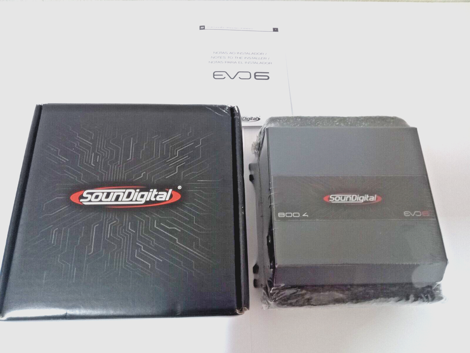 Soundigital SD800.4 - 4 OHMS EVO 6 New Model smaller than Evo 4.0 - $196.02
