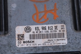 2014 VW Passat 2.0 tdi Diesel Module Computer ECM ECU PCM 03L-906-012-DE image 2