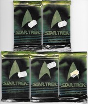 Star Trek The Card Game Trading Cards 5 UNOPENED BOOSTER PACKS 1996 Flee... - £4.54 GBP