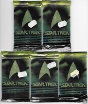 Star Trek The Card Game Trading Cards 5 UNOPENED BOOSTER PACKS 1996 Flee... - £4.56 GBP