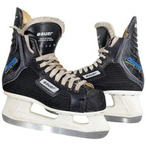 Bauer Charger Youth Ice Hockey Skates Black Made in Canada Size 5 - $39.60