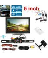 5 Inch Wireless Reverse Camera Monitor Kit Backup Night Vision Rear View... - $893.13 MXN