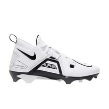 Nike Alpha Menace Pro 3 Football Cleats White Black 2022 Mens Size 10 - £44.31 GBP