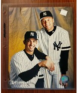 DEREK JETER JORGE POSADA PHOTO NEW YORK YANKEES 2002 8X10 MLB Official F... - £10.95 GBP