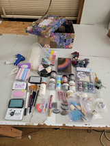 Large Lot Scrapbooking Supplies Martha Stewart Color Box Pearl Ex Brushes - £48.10 GBP