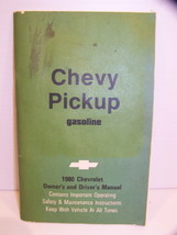 1980 CHEVROLET PICKUP OWNERS &amp; DRIVERS MANUAL  GAS MOTOR - £24.77 GBP