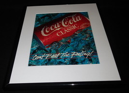 1998 Coca Cola Coke Classic Framed 11x14 ORIGINAL Advertisement - $34.64