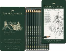 Faber-Castell 9000 Graphite Sketch Pencil Sets Art 8B - 2H set of 12 - £14.72 GBP