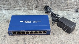 NetGear ProSafe (GS108 v2) 8-Port Gigabit External Ethernet Switch w/ Power - £11.58 GBP