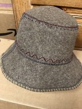 Vintage Helen Kaminski Wool Bucket Hat Large EUC - £44.10 GBP