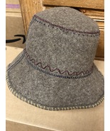 Vintage Helen Kaminski Wool Bucket Hat Large EUC - £43.28 GBP