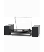 Vintage Record Player Vinyl External Speakers Belt-Drive Wireless Bluetooh AUX - $109.88