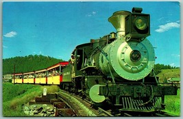 1880 Train Keystone Hill City South Dakota SD Chrome Postcard I2 - £6.25 GBP