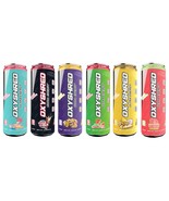 EHP Labs OxyShred Energy Drink 6 Flavor Variety Pack Zero Sugar, Zero Ca... - £29.08 GBP