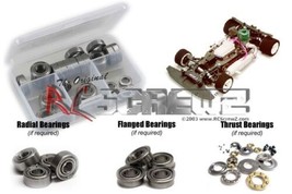 RCScrewZ Metal Shielded Bearing Kit mug010b for Mugen Seiki MRX-2 1/8th Nitro - £39.43 GBP