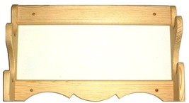 Pine Wooden 2 Place Gun Rack Rifle Shotgun Wall Mount Display - $24.99