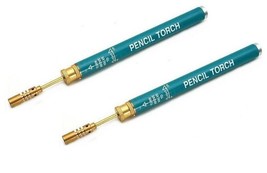 Set of 2 Butane MINI PENCIL TORCHES Refillable Welding Soldering Jewelry... - $204.85 MXN