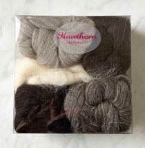 Hawthorn British Breeds No3 Wool Bundle Felting Wool Tops - 5 Colors 100... - £13.62 GBP