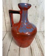 Vtg Blue Glazed Stoneware Pitcher Jug Crock Pottery&quot;Project Needs Paint ... - €20,65 EUR