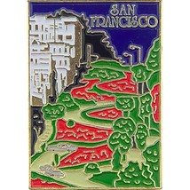 San Francisco California Lombard Street Pin 1&quot; - £13.30 GBP