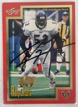 Ray Lewis Signed Autographed 1999 Score Football Card - Baltimore Ravens - £31.96 GBP