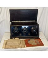 Vintage 1920&#39;s Sears/Clarion 5 Tube Radio Additional Old Paperwork/Specs - $267.29