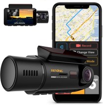 RexingUSA V3 Dual Dash Cam for Car Front and Cabin with WiFi, GPS, Night... - $169.32