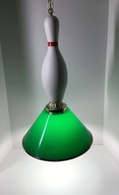 MCM Hanging Bowling Pin Swag Lamp, Sports Bar, Man Cave, Swag or Pendent Light - £67.28 GBP