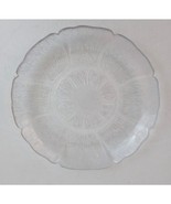 Vintage Plastic Floral Design Appetizer Saucer Plate 7.75&quot; Diameter - $183.41 MXN