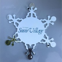 Dept 56 Mirrored Snowflake Sign Ornament, The Original Snow Village - £11.66 GBP