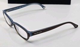 Michael Kors MK256 235 Blue Brown Eyeglasses 50 16 130 FRAMES ONLY - $362.01 MXN