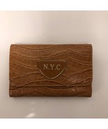 NYC Wallet Brown Foldover Magnetic Snap Closure NEW - £6.16 GBP