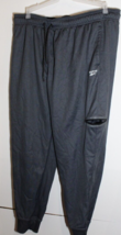 Reebok Active Interlock Pants Dark Gray Men&#39;s Size 2XL - £9.31 GBP