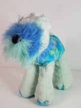 Aurora Bright Fancies Scotty Dog Terrier Plush Green Blue Pink Stuffed Toy - £15.64 GBP