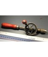 Vintage Nine Inch Hand Crank Small Hand Drill for Decoration Chuck missi... - $68.56